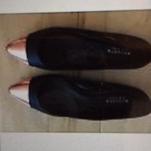 Messeca New York Jaqueline Flats, Black/Rose, 7M